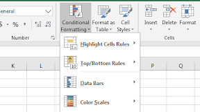 Manfaat Menu Conditional Formatting Dalam Microsoft Excel